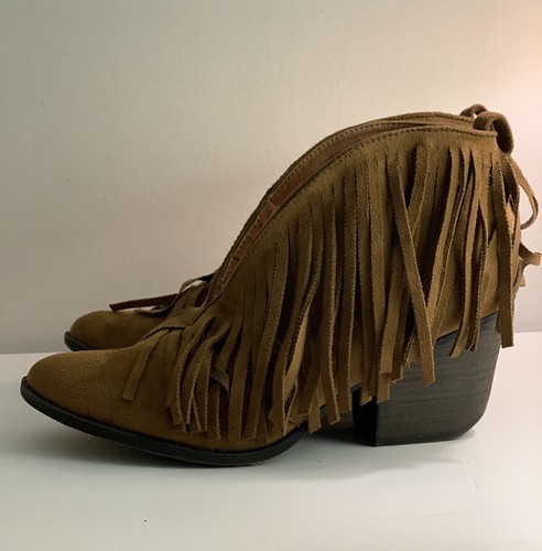 coconuts fringe booties
