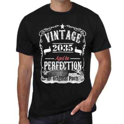 Men's Graphic T-Shirt All Original Parts Aged to Perfection 2035 Eco-Friendly