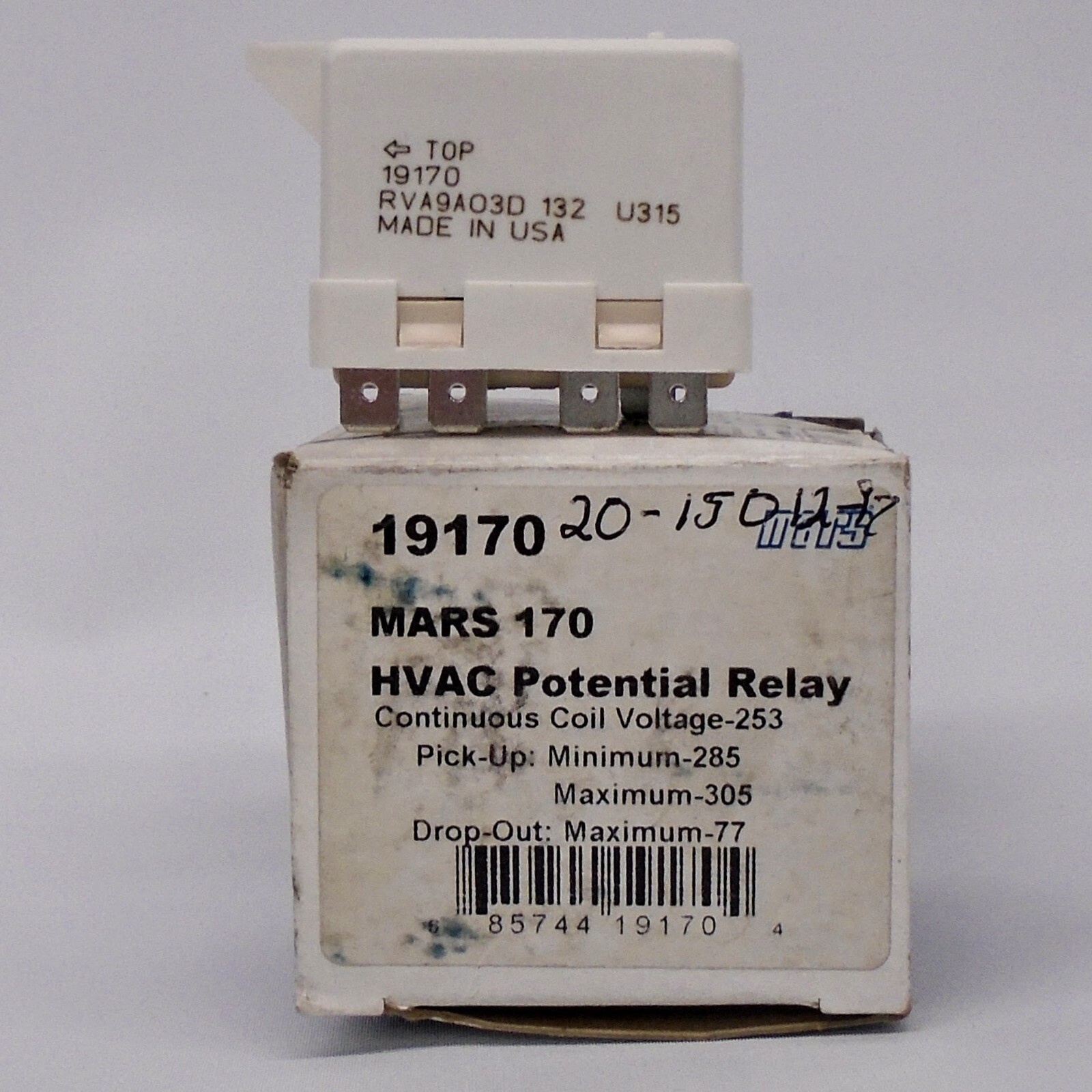 MARS 170 HVAC POTENTIAL RELAY 19170 * NEW OPEN BOX * eBay