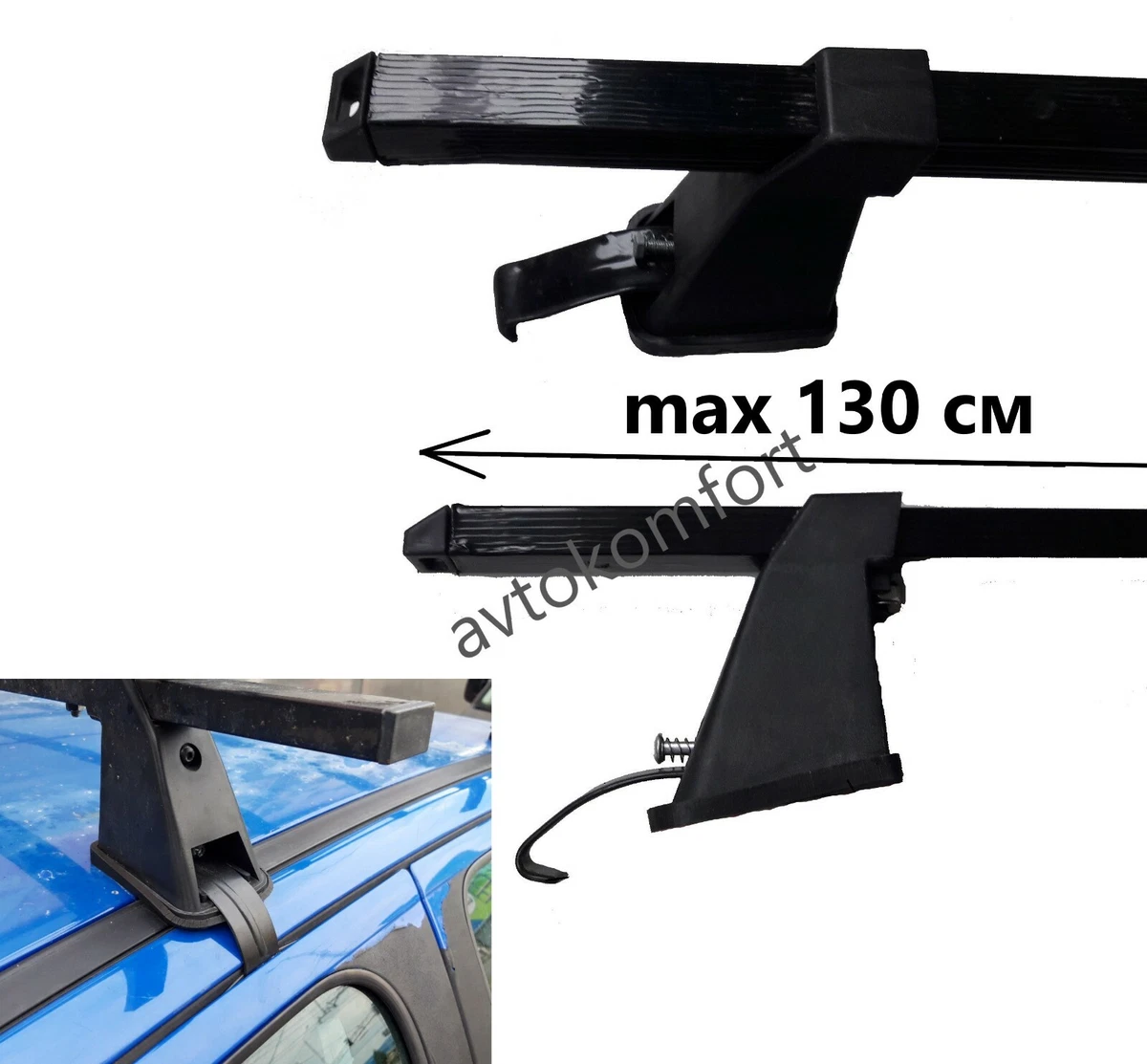 Roof box on sale no rails