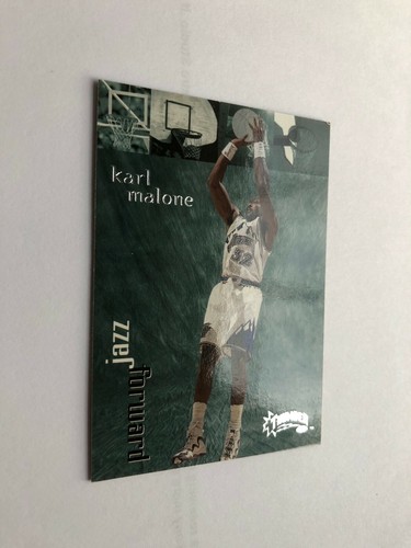 Tarjeta de baloncesto Karl Malone SkyBox # 109 1998 pegatina. Hecho en USA - Imagen 2 de 5