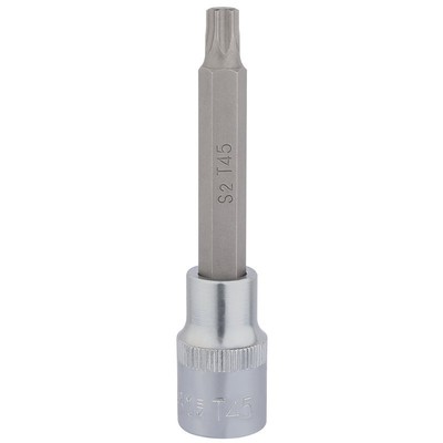 Draper Torx Star Socket Bit 1/2'' Sq Dr T45 x 100mm 16316