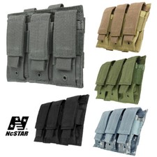 NcSTAR CVP3P2932 Tactical MOLLE PALS Modular Triple Pistol Magazine Holder Pouch