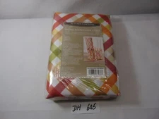 Autumn Gingham Dining Room Chair Cover-Fits Up to 42" Tall x 21" Wide New