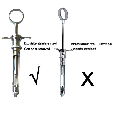 1 Premium German Heavy-Duty Dental Aspirating Syringe – 1.8CC For Dental Procedures