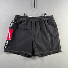 Vintage Polo Sport Ralph Lauren Swim Trunks Shorts Mens XL Black SEE DETAILS 
