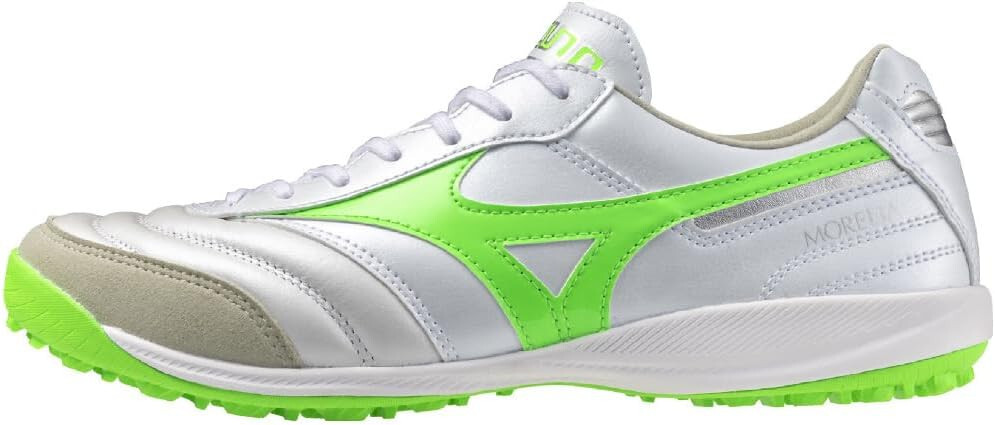 Кроссовки для мини-футбола MIZUNO MORELIA SALA ELITE TF Q1GB2512 Бело-зеленые US75255 см 27590₽