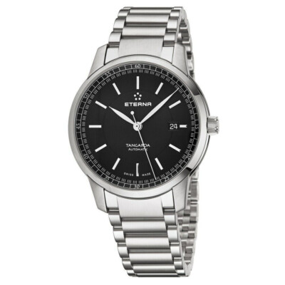 Eterna Tangaroa Men's Swiss Made Automatic ETA Slim Classic Watch $2900 NEW