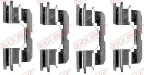Original Quick Brake ZubehöRsatz Scheibenbremsbelag 109-1227 FüR Toyota-image
