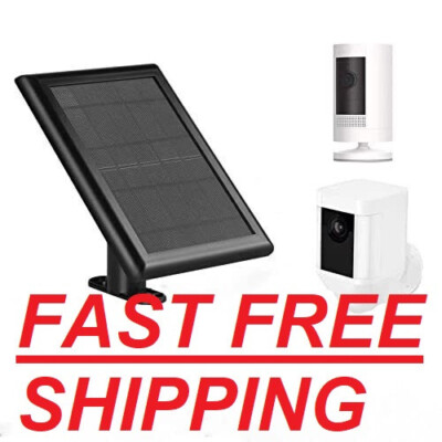 2.4W Solar Panel Compatible w/ Ring Spotlight, Ring Stick Up, Reolink Argus Pro