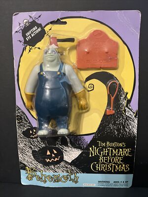 Vintage 1993 Nightmare Before Christmas BEHEMOTH Hasbro Figure NIB (New Sealed)
