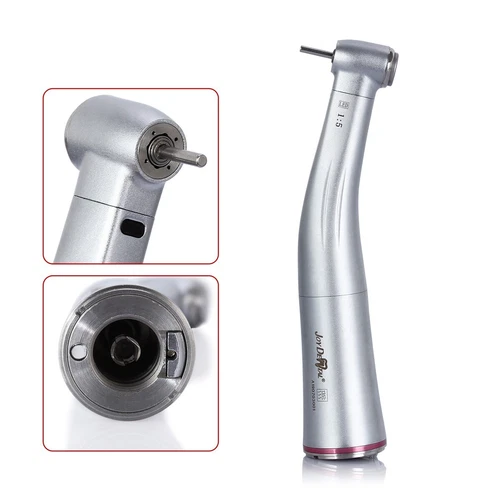 Dental Electric 1:5 Increasing Fiber Optic Contra Angle Handpiece Push Button