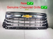 2024 2025 CHEVROLET SILVERADO 2500 3500 HIGH COUNTRY CHROME GRILLE W/CAMERA OEM