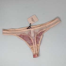 Agent Provocateur Rowana Pink Thong AP4 Large NWT