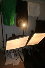 Lighting Rig & Backdrops for Photoshoot 2.5m x 3m W Bags RRP �250 Now �120 Used