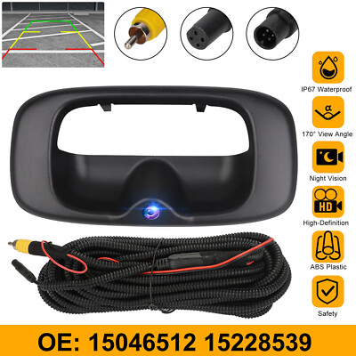 #ad HD Tailgate Handle Backup Camera w Wire for 1999 2006 Chevy Silverado GMC Sierra $31.98