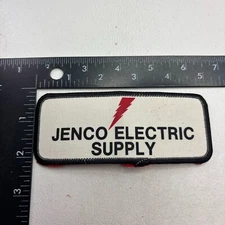 Vtg JENCO ELECTRIC SUPPLY Advertising Patch 57SR