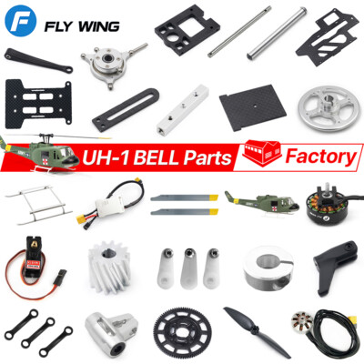 Fly Wing UH-1 BELL RC Hubschrauber Teile Heckblatt Hauptblatt Motor Servo ESC