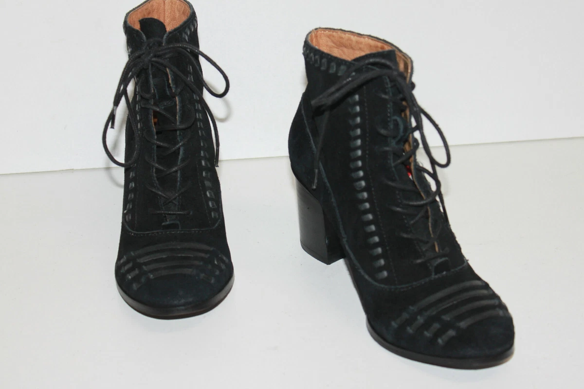 Bottines top velours noir