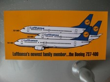Lufthansa Boeing 737 Aufkleber