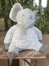  First Impressions Plush Macy's Stuffed Animal Gray Elephant Baby Toy 8"