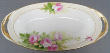 Nippon Hand-Painted Porcelain Roses Celery Dish — listing 4