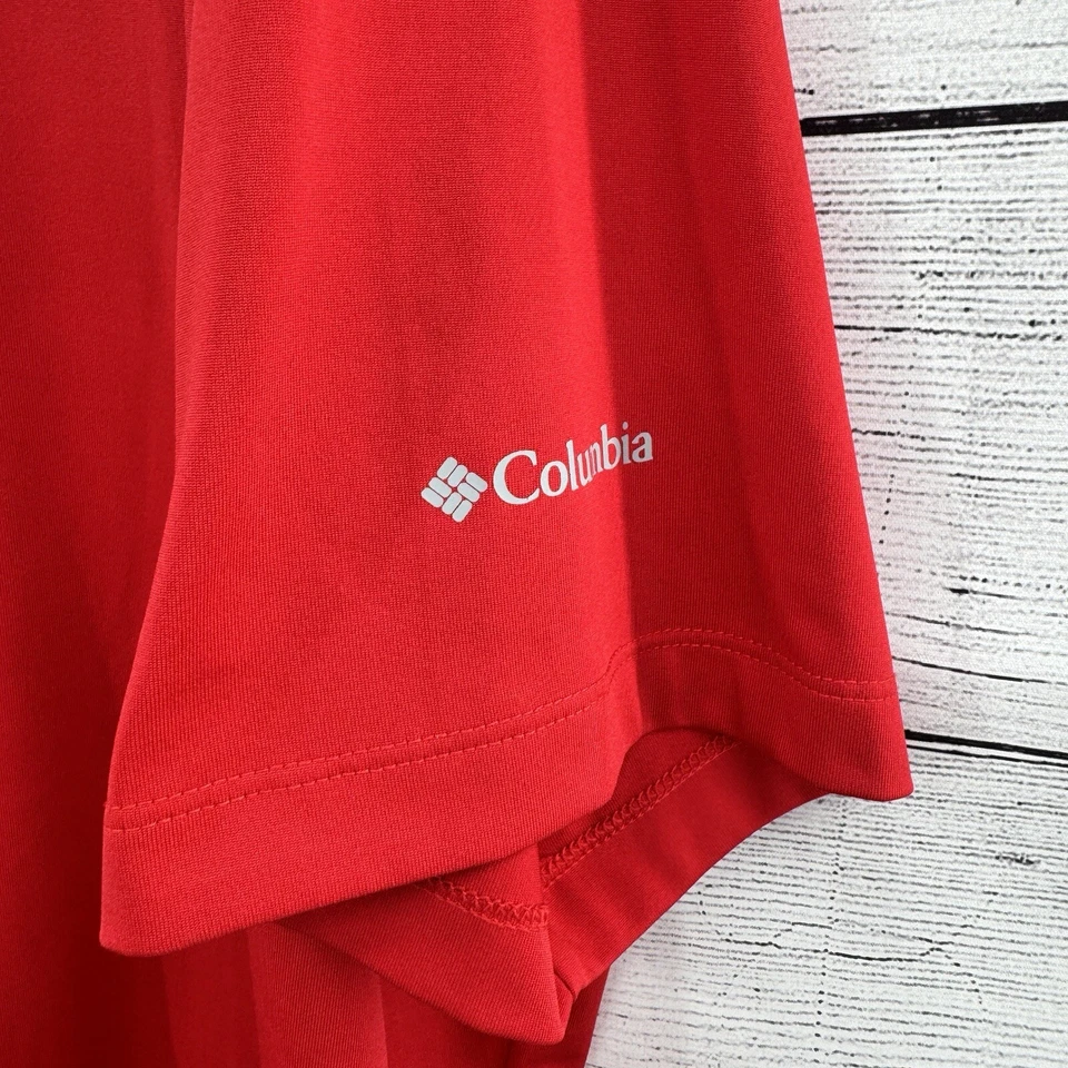 Camisa polo de golf Columbia para hombre 2XL Chicago Cubs roja manga corta béisbol Foto 4 de 4