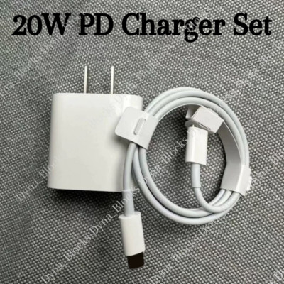 20W Fast Charger Block USB Type C Wall Adapter For iPhone 15 14 13 12 11 Android
