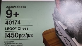 New LEGO Iconic Chess Set 40174 2in1 Checkers Special Edition 1450 Pc