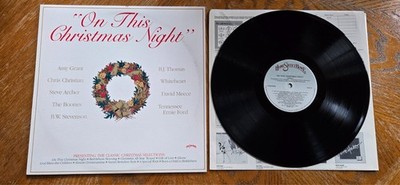 On This Christmas Night LP Dan Peek David Meece Amy Grant BJ Thomas Vinyl Record