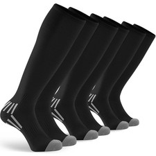 3 Pack Soccer Baseball Softball Socks for Youth Women and Men Knee High Footb...