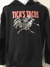 Halloween skeleton hoodie men's large black