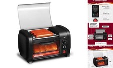  EHD-051BX Hot Dog Toaster Backofen, 30 Minuten Timer, Edelstahl Hitze NEUE VERSION