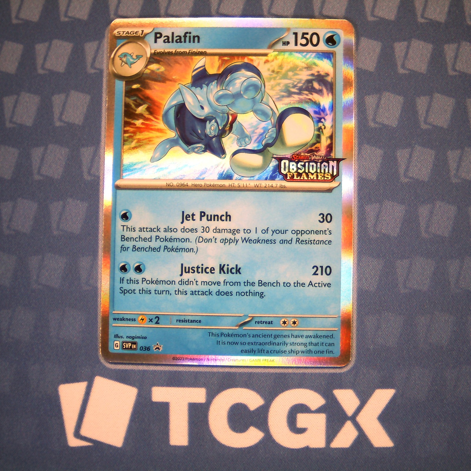 Pokemon - Palafin (Prerelease) - SVP036 - SV: Scarlet & Violet Promo - H NM