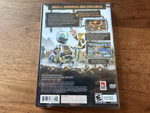 Ratchet & Clank: Size Matters (Sony PlayStation 2, 2008) Barcode Scratched NEW - Picture 2 of 4