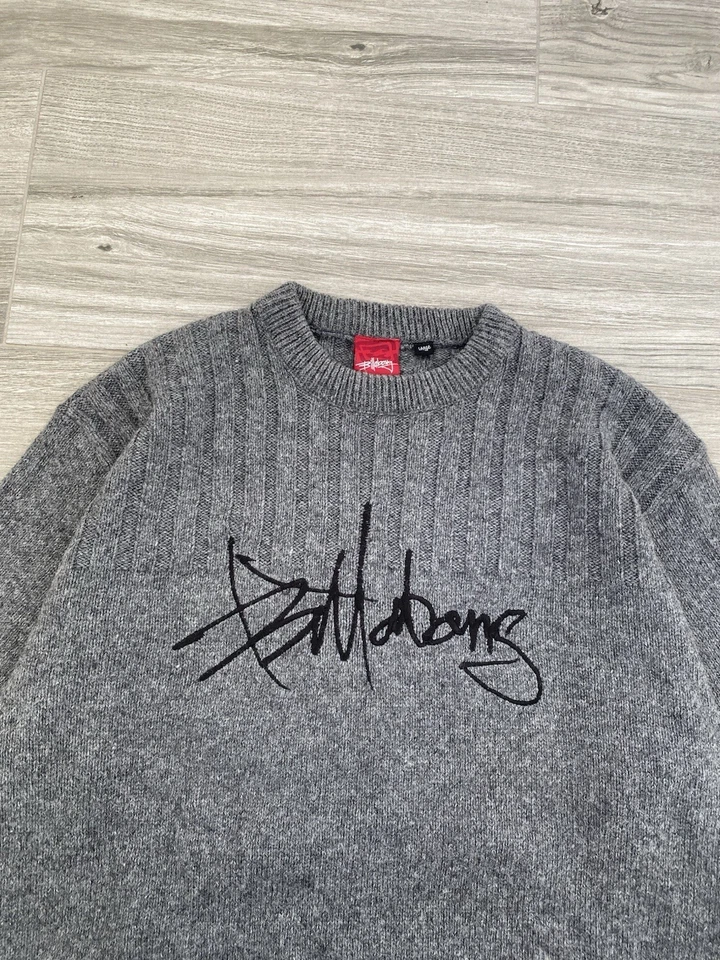 Vintage Billabong Embroidered Logo Knit Sweater Size L - Image 4 of 4