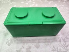 Vintage Plastic Green Chubs Baby Wipes Stackable Storage Container