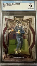2024 Panini Select - Concourse Jayden Daniels #26 (RC) Diamond 9