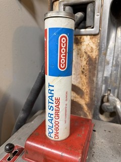 Vintage Conoco Polar Start DN600 Grease Advertising Can Gas & Oil