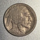 1921-S Buffalo Nickel Key Date. Horn Details. Full Date. Holo-restored Coin (B)