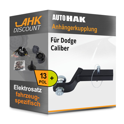 Für Dodge Caliber 06.2006- AUTO HAK Anhängekupplung starr + 13polig E-Satz AHK