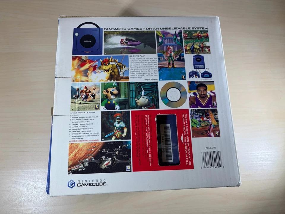 Nintendo GameCube Indigo Game System DOL-001 Brand New - Image 2 of 2