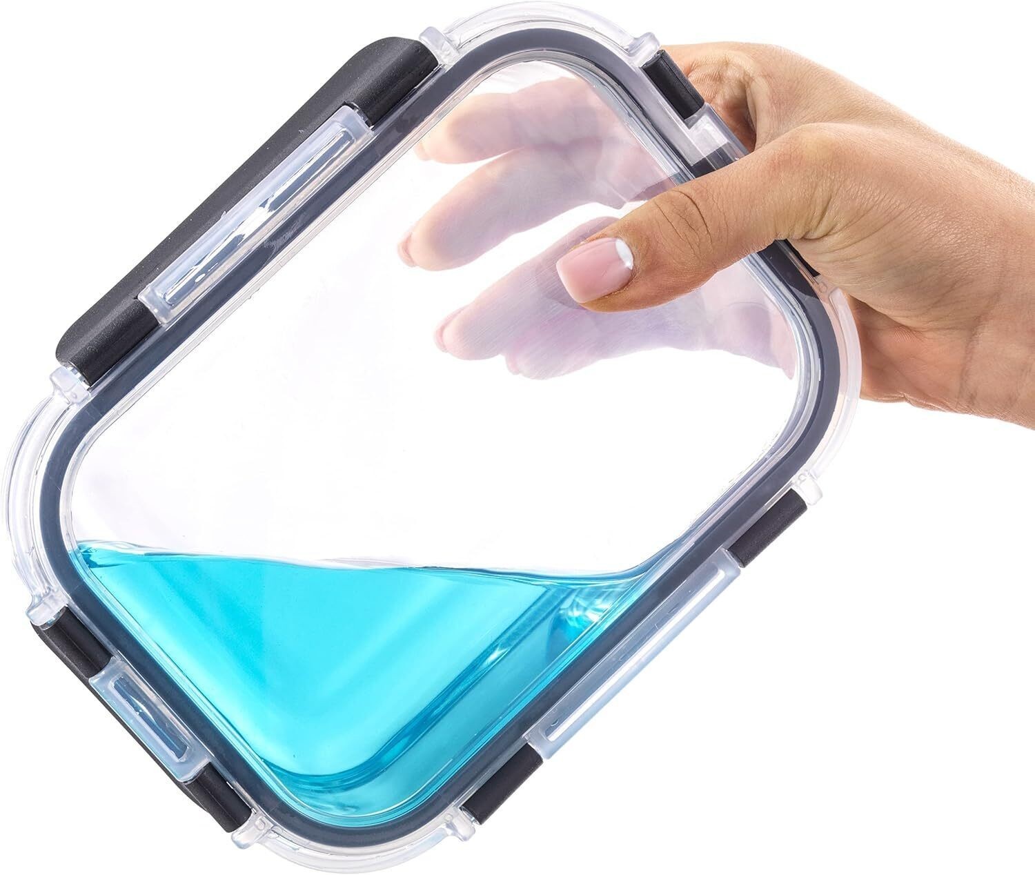 Airtight Freezer Safe Food Storage Containers Lids Pantry Kitchen Container New