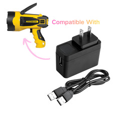 USB to USB Charger for Stanley Fatmax Spotlight SL10LEDSL SL10LEDS TL450 TL600