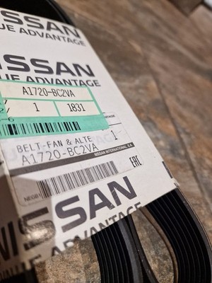 GENUINE NISSAN JUKE F15 1.6 DIG-T FAN BELT ALTERNATOR A1720BC2VA