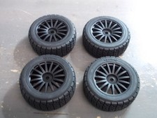 Kyosho DRX Rally Wheel & Tire Set of (4) (#5) - NEW & UNUSED / NICELY GLUED