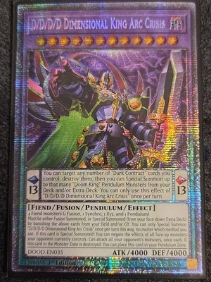 Dimensional King Arc Crisis D/D/D/D Starlight Rare 1st Edition DOOD-EN035