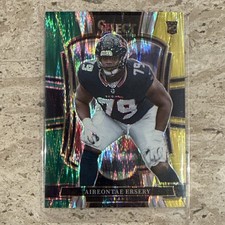 2025 Select Green & Yellow Shock Parallel RC Prizm Aireontae Ersery Texans #134