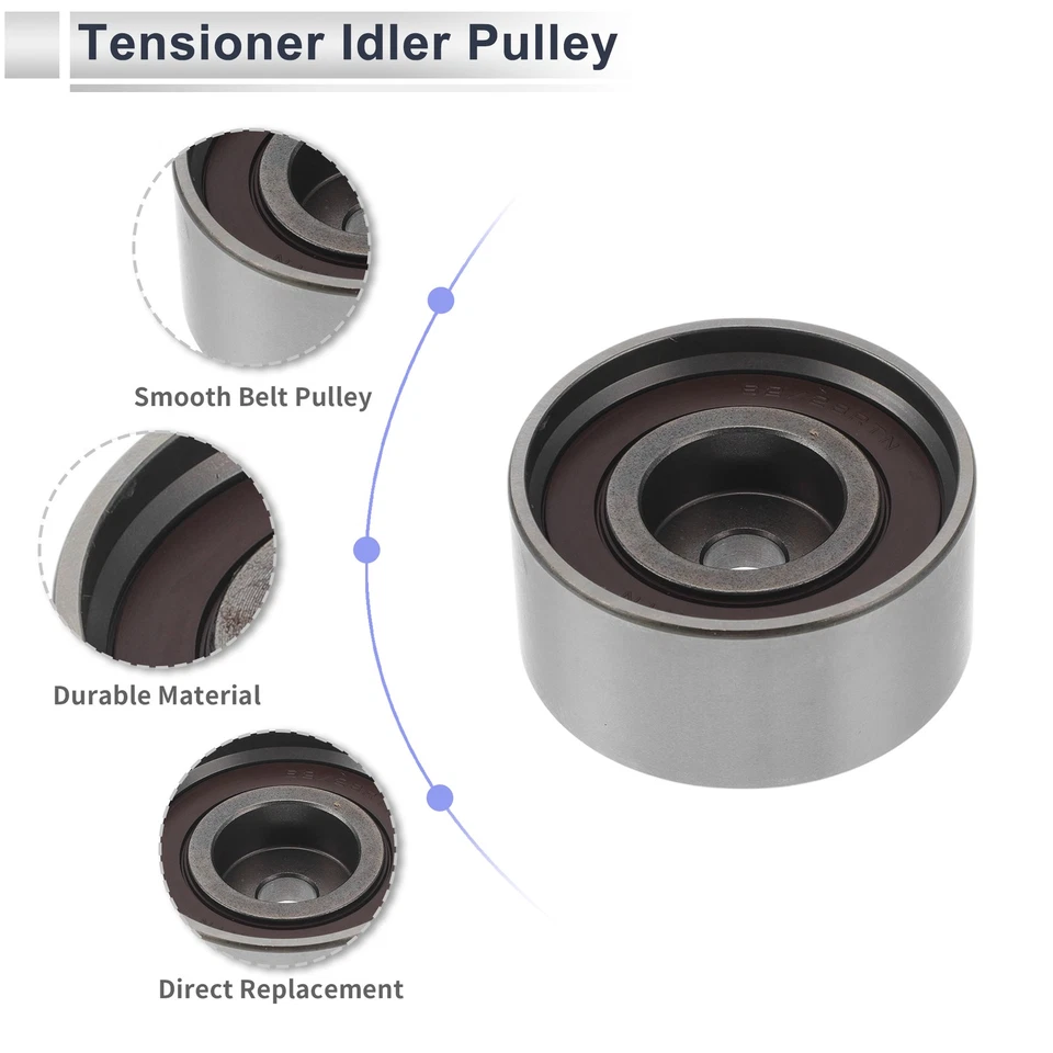 Drive Belt Idler Pulley for Mitsubishi L200 05-15 No.1145A078 Silver Tone 1 Pc - Image 4 of 4