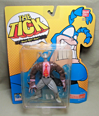 DEATH HUG DEAN figure MOC 1994 The Tick Series 1 Bandai Fox unopened sealed